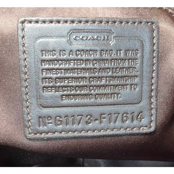 Y2K Coach F17614 Gallery Signature Patchwork Shoulder Bag & F46199 Wristlet - Picture 13 of 14